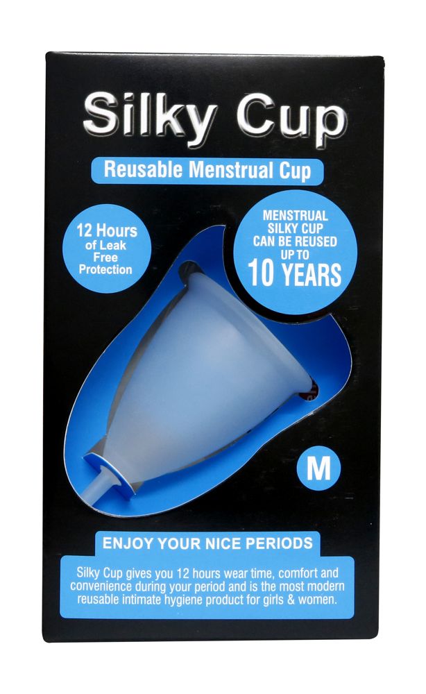 Silky Cup Menstrual Cup Menstrual Periods  vs Silicone Cup for periods and Silicone menstrual cup